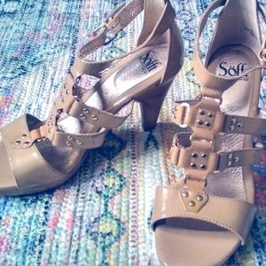 leather sandals Sofft size 8.5 VGUC